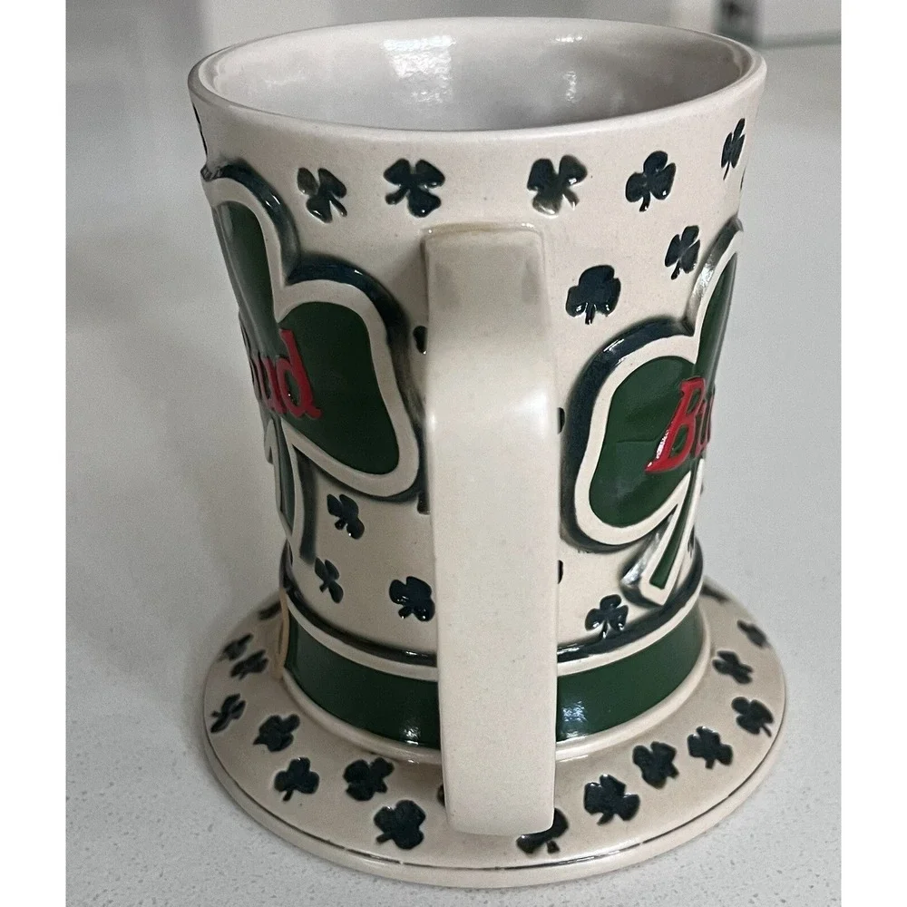 Budweiser Bud 1985 Tip O The Hat St Patrick's Stein Mug In Box